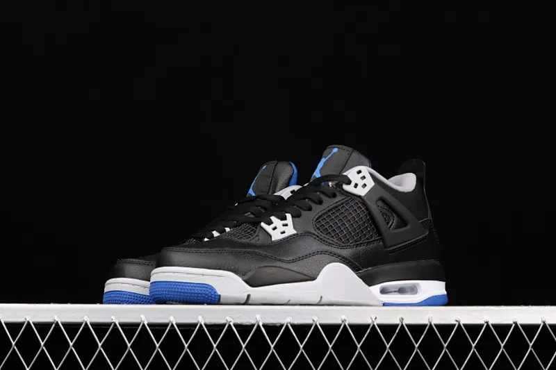 All categories Air Jordan Jordan series basketball shoes Air Jordan 4 G version Air Jordan 4 Retro AJ4 Joe 4 black and blue 308497-006
